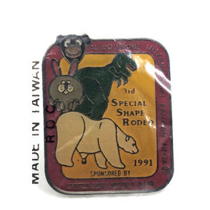 VTG 3rd Special Shape Rodeo Albuquerque Int'l Balloon Fiesta Pin United NM Bank